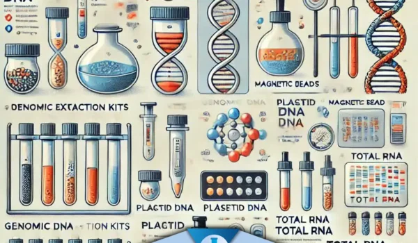 کیت استخراج DNA و RNA ابزاری استاندارد و حیاتی در آزمایشگاههای تحقیقاتی و پزشکی است که فرآیند استخراج را ساده، سریع و کارآمد میسازند.
